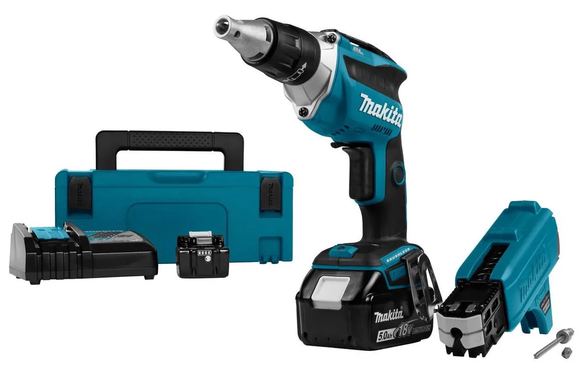 Makita DFS452TJX2 18V Schroevendraaier - Blauw/Zwart - afbeelding 4 van 4
