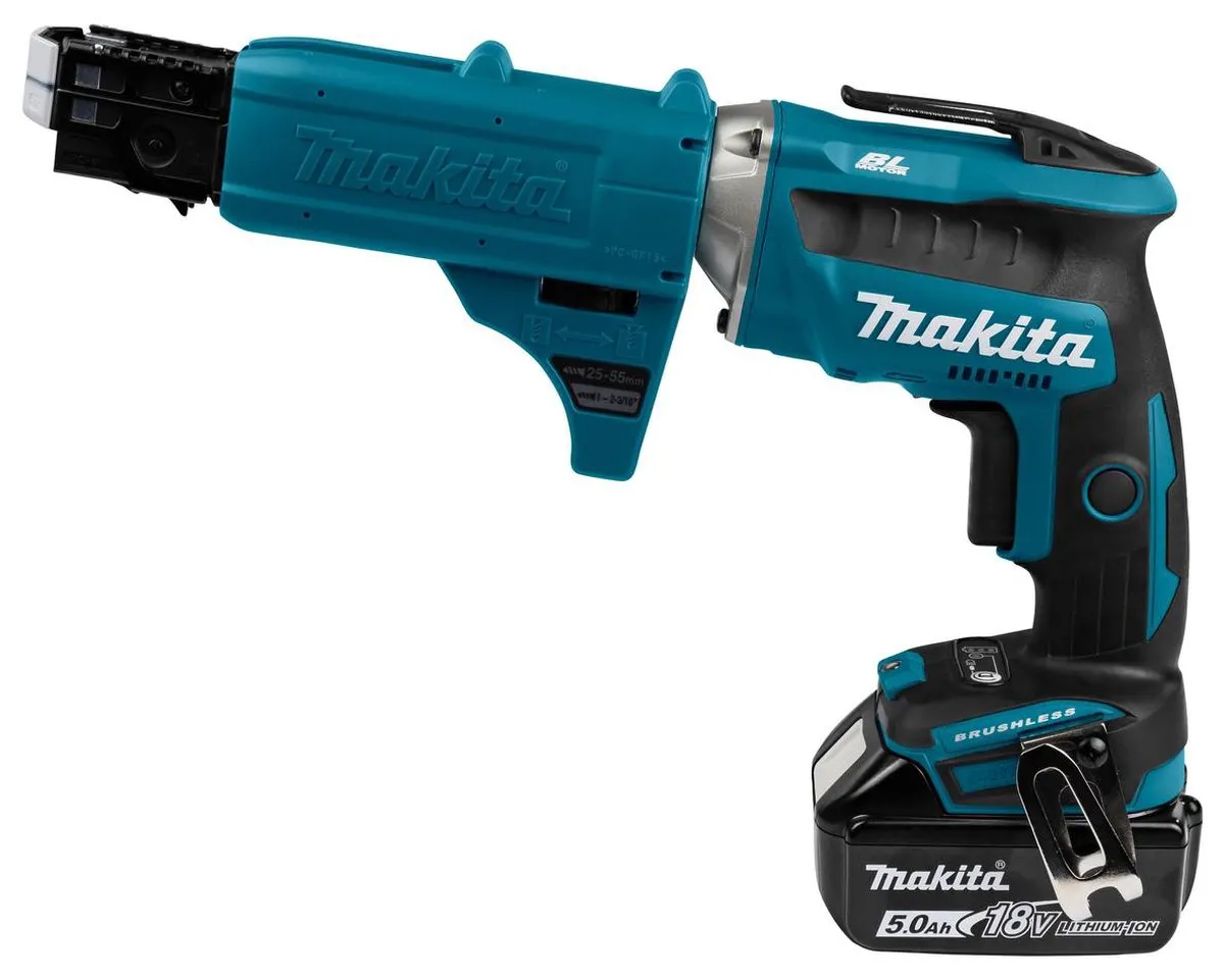 Makita DFS452TJX2 18V Schroevendraaier - Blauw/Zwart - afbeelding 2 van 4