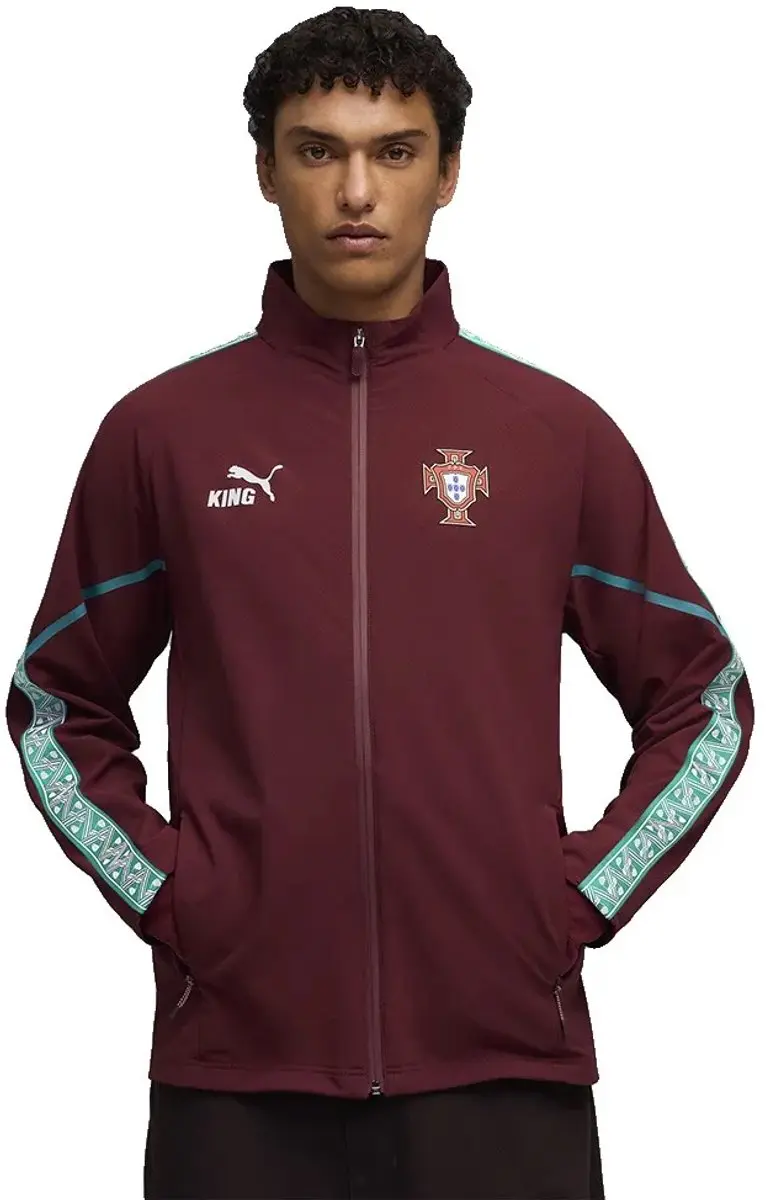 PUMA Portugal King Ultimate Anthem Trainingsjack M - Paars