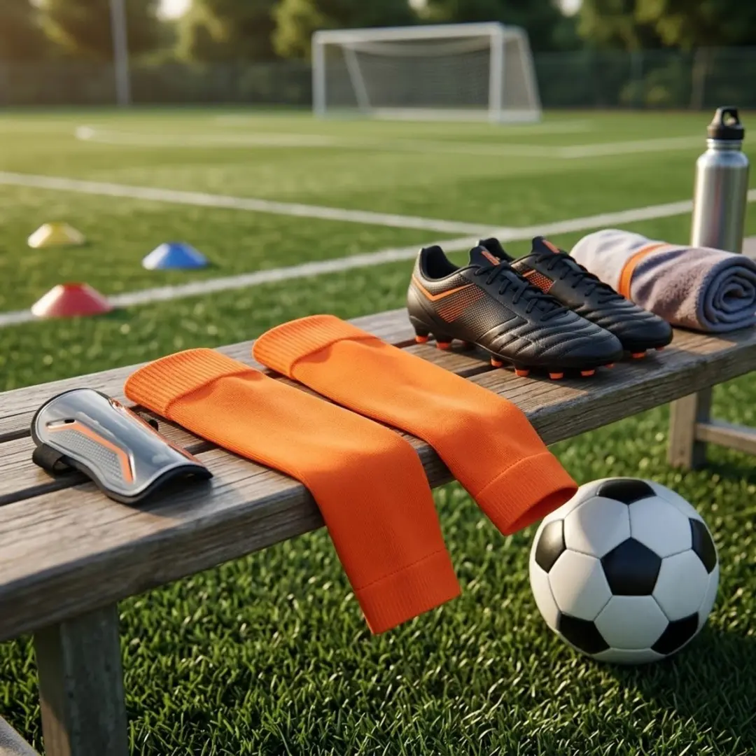 NUVEX Voetbalsokken Compressie - Oranje - One Size