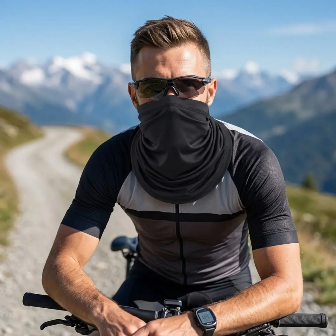 NUVEX Nekwarmer - One Size - Zwart