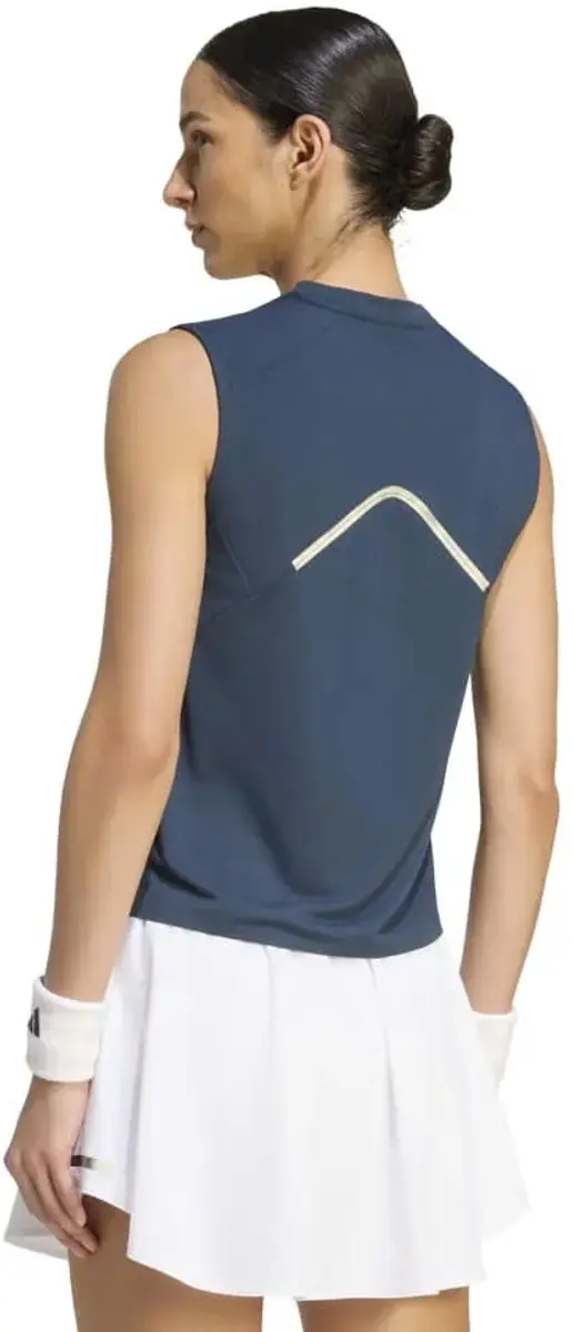 Adidas Tennis Climacool Match Pro Mouwloos T-shirt - Blauw L