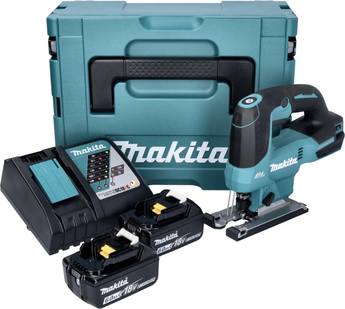 Makita DJV 184 RGJ Pendelzaag - 18V - 2x 6,0Ah Accu + Oplader