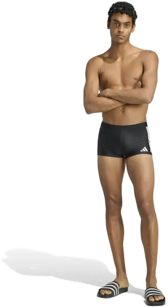 Adidas 3 Stripes Zwemboxer - L - Zwart