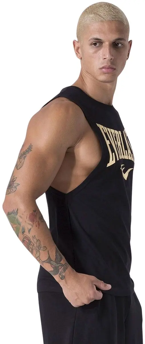 Everlast Sporttop Mannen M - Zwart/Goud