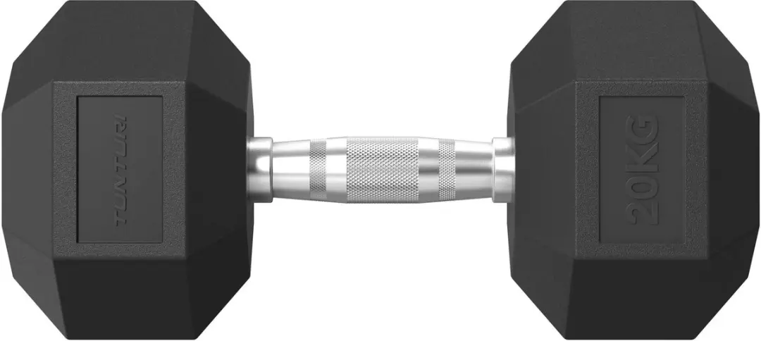 Tunturi Platinum Hexa Dumbbell 20kg - Zwart