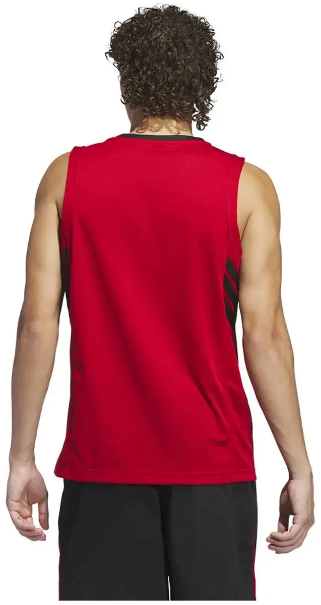 Adidas Basketball Legends Mouwloos T-shirt - Rood S/Tall
