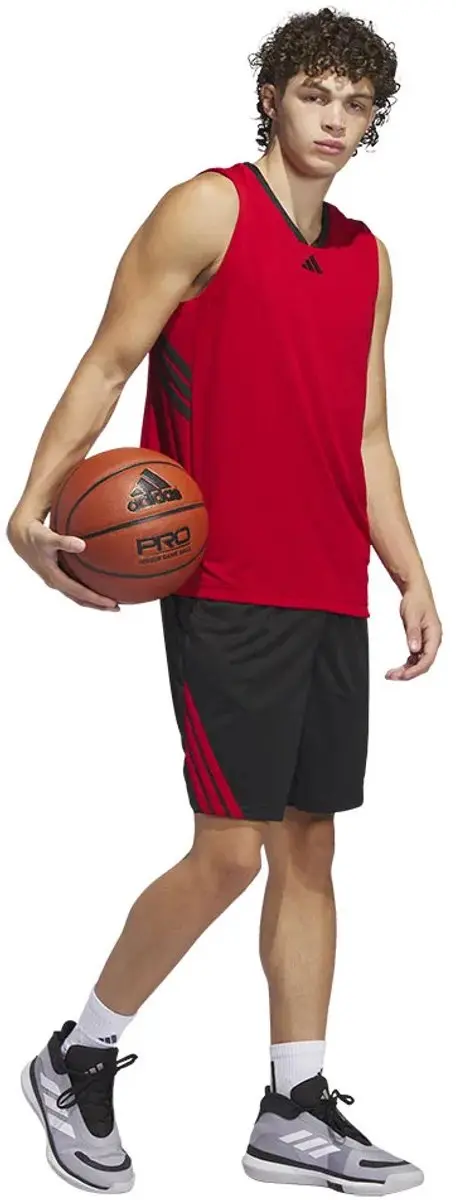 Adidas Basketball Legends Mouwloos T-shirt - Rood S/Tall