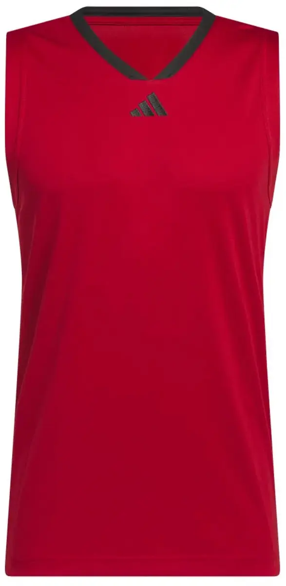 Adidas Basketball Legends Mouwloos T-shirt - Rood S/Tall