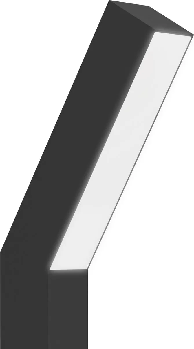 Eglo Ugento Sokkellamp LED - 2 Lichtpunten - 3000K - Zwart/Wit