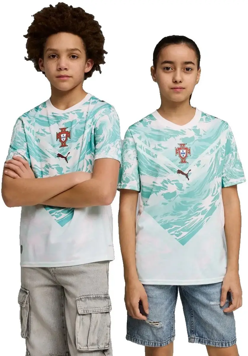 PUMA Portugal 25/26 Replica T-shirt Junior - Blauw - 134