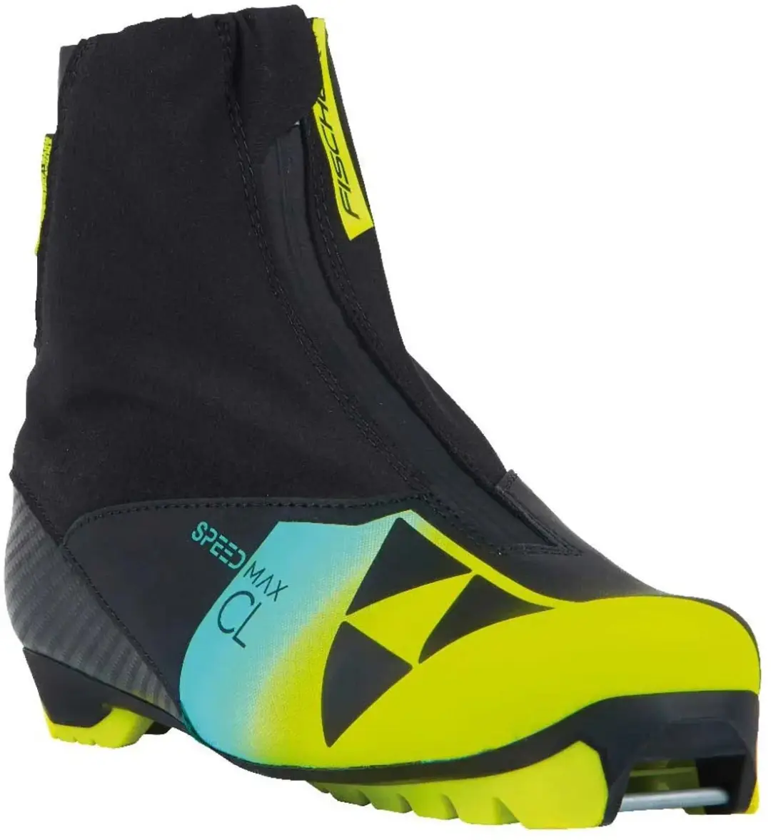 Fischer Speedmax Classic Junior Langlaufschoenen 25.5 - Zwart/Geel
