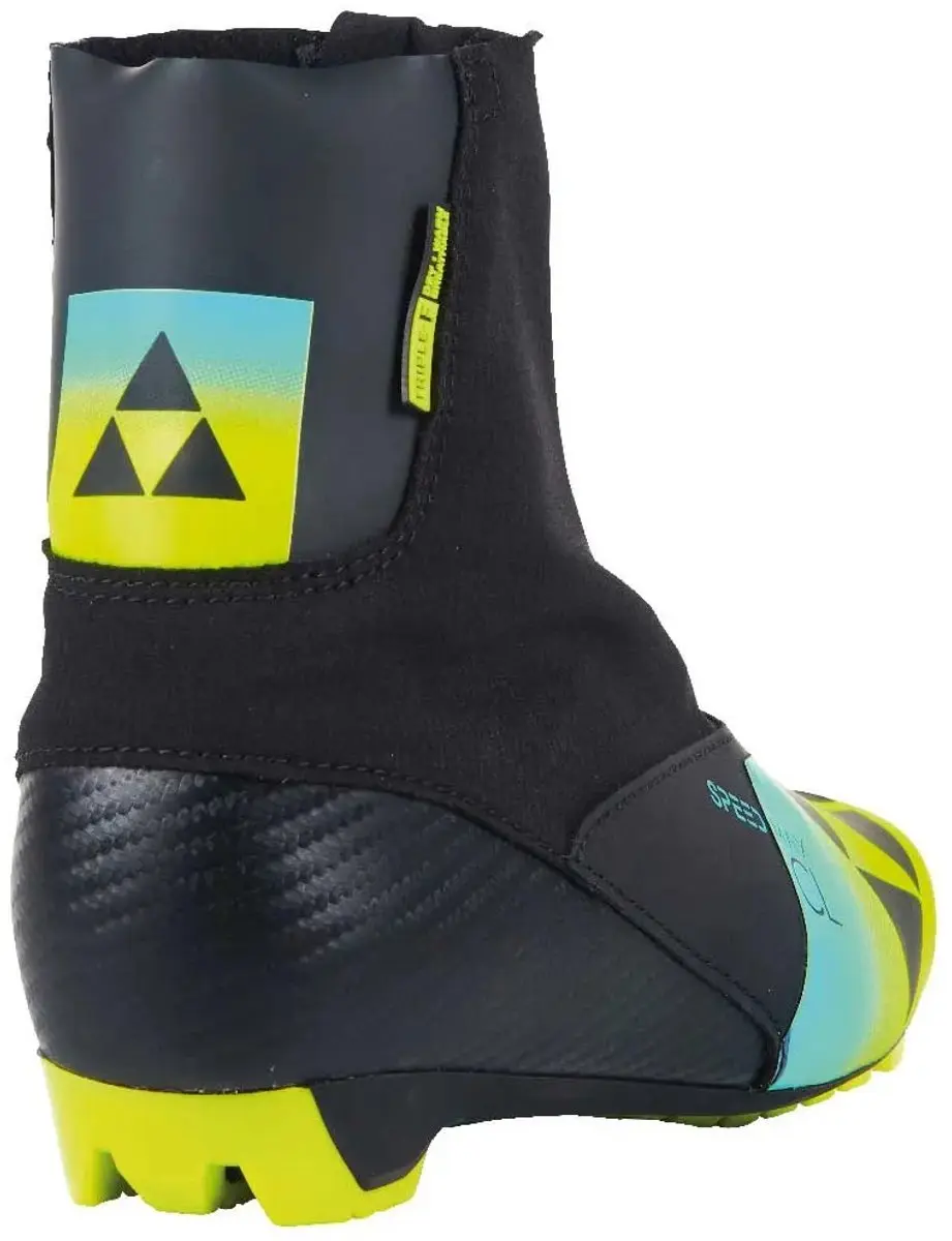 Fischer Speedmax Classic Junior Langlaufschoenen 25.5 - Zwart/Geel
