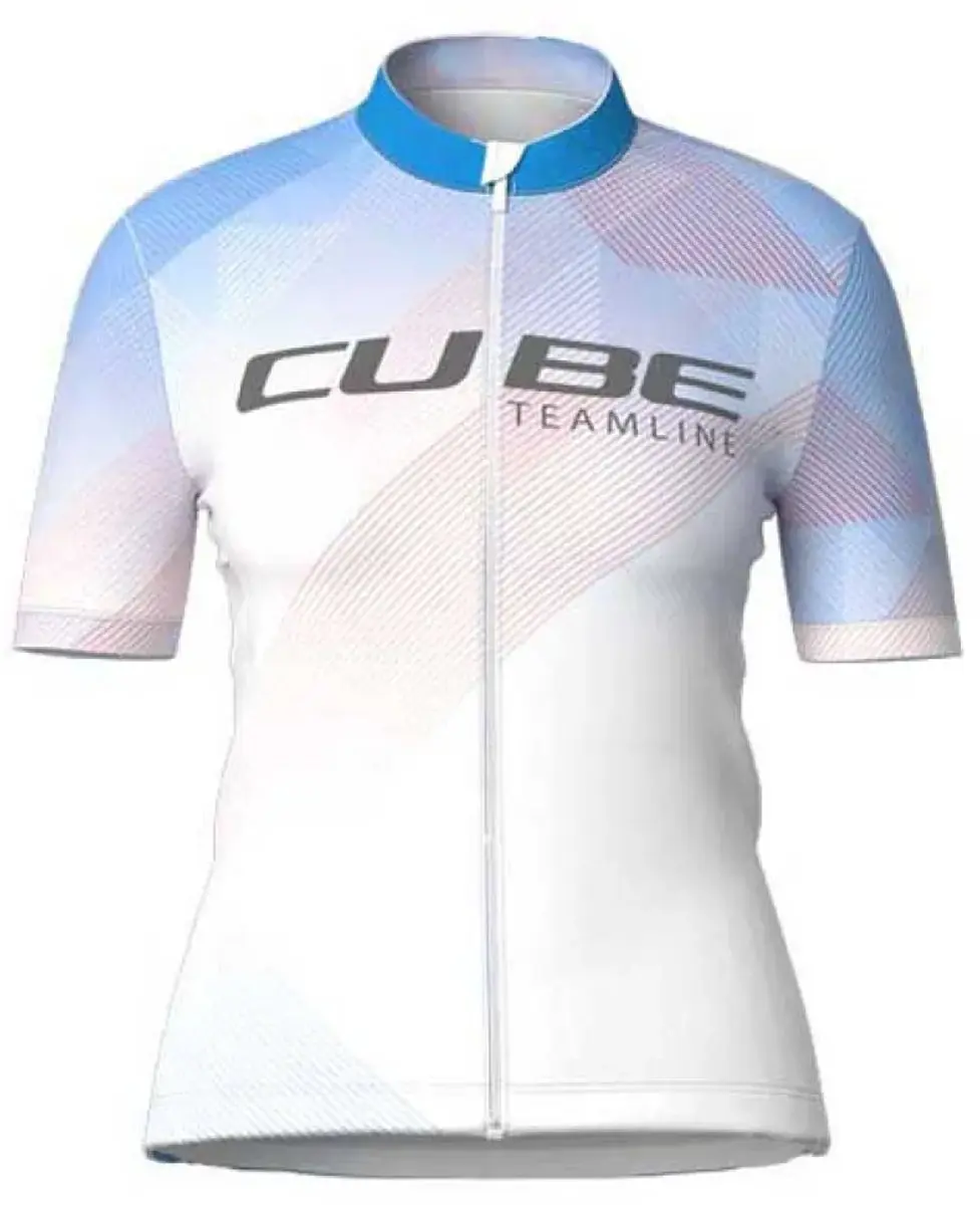 Cube Cmpt Teamline Wielertrui Wit M