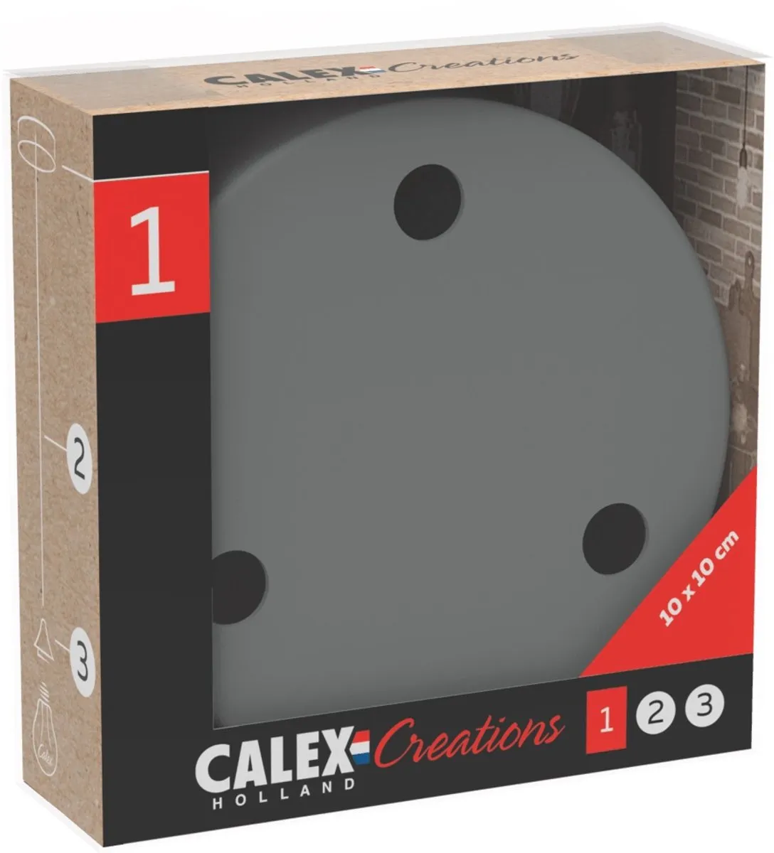 Calex Plafondkap Ø10cm - Beton