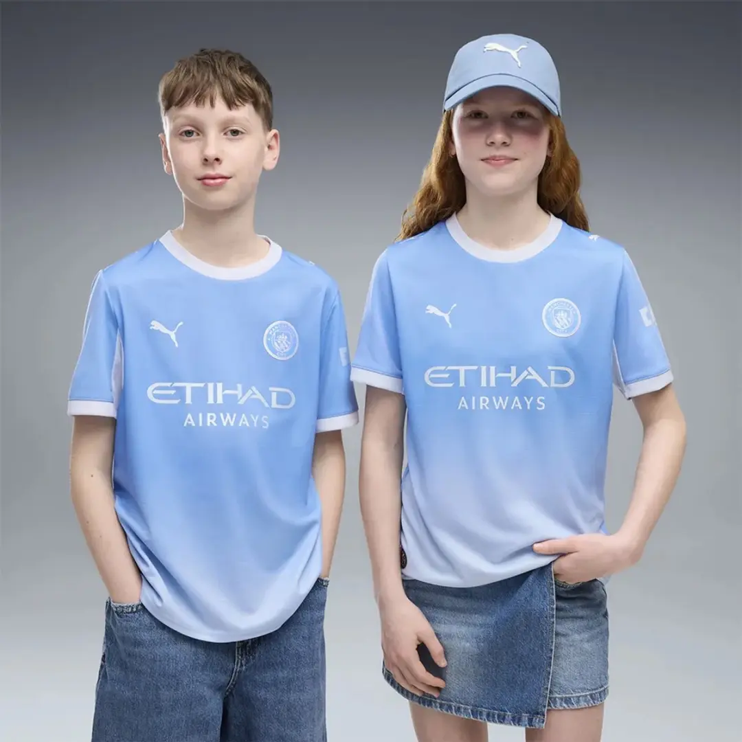 PUMA Manchester City FC 26/27 Thuis T-shirt Junior - Blauw - 13-14 jaar