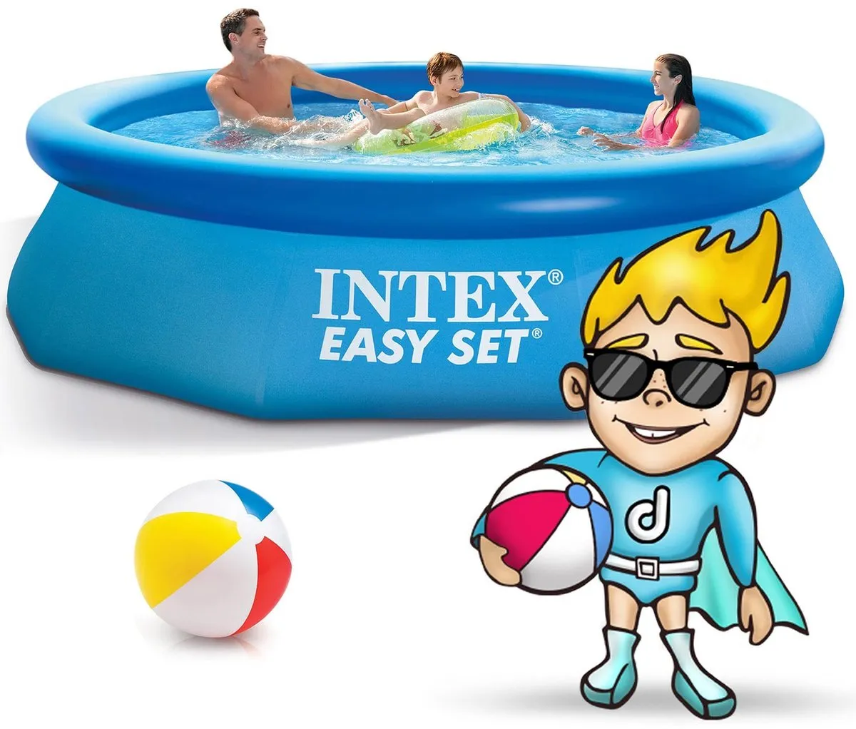 Intex 28120-2w1 Tuinuitbreidingszwembad 305x76cm - afbeelding 3 van 5