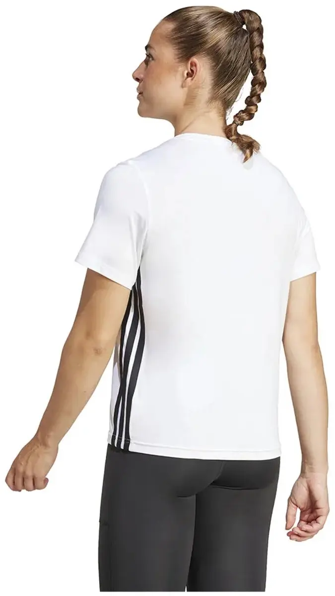 Adidas Train Essentials 3 Stripes T-shirt - Wit S