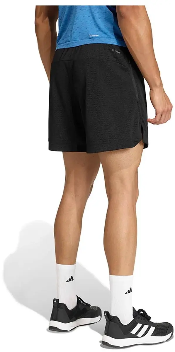 Adidas D4t Power Essentials Workout Mesh Korte Broek L - Zwart