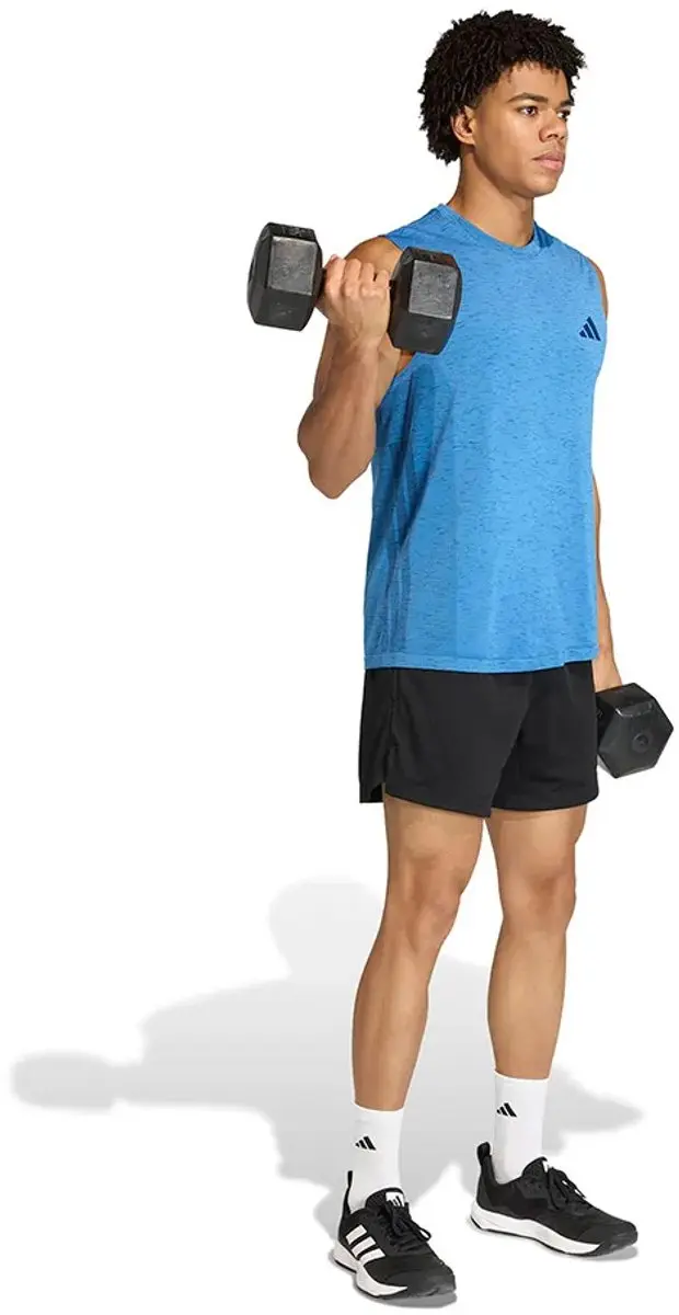 adidas D4t Power Essentials Workout Mesh Korte Broek - S - Zwart
