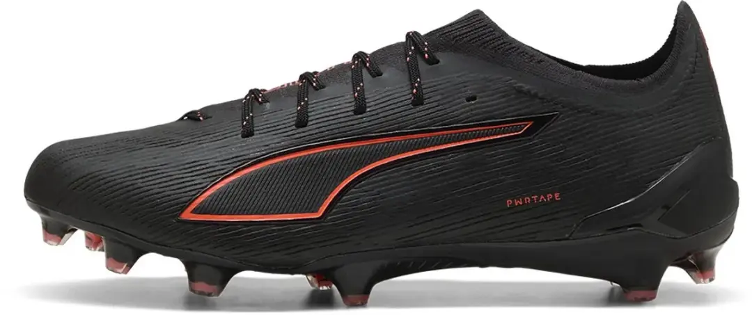 PUMA Ultra 6 Ultima FG Voetbalschoenen - 44.5 - Zwart/Rood/Grijs