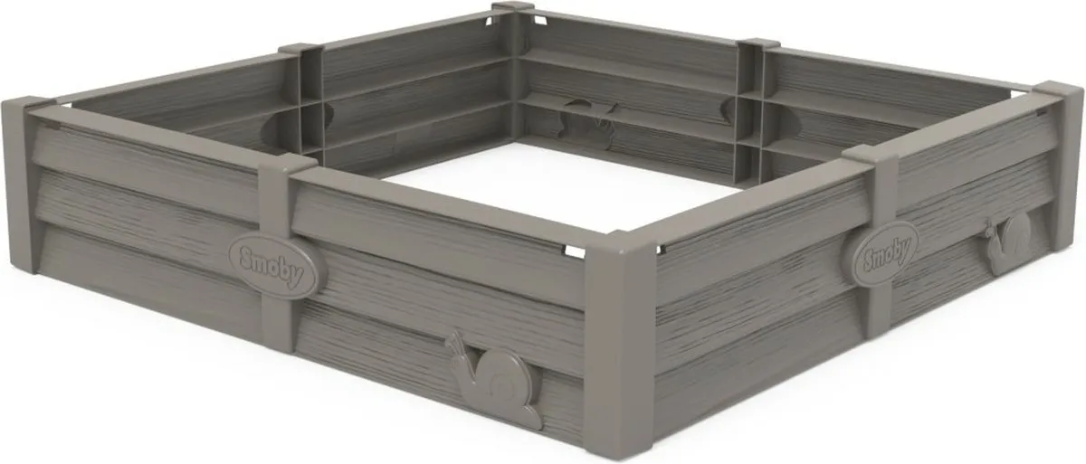 Smoby 2-in-1 Square Garden zandbak en plantenbed