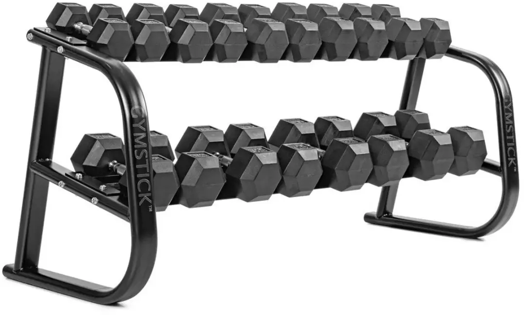 Gymstick 2-laags Rek Zwart 160cm