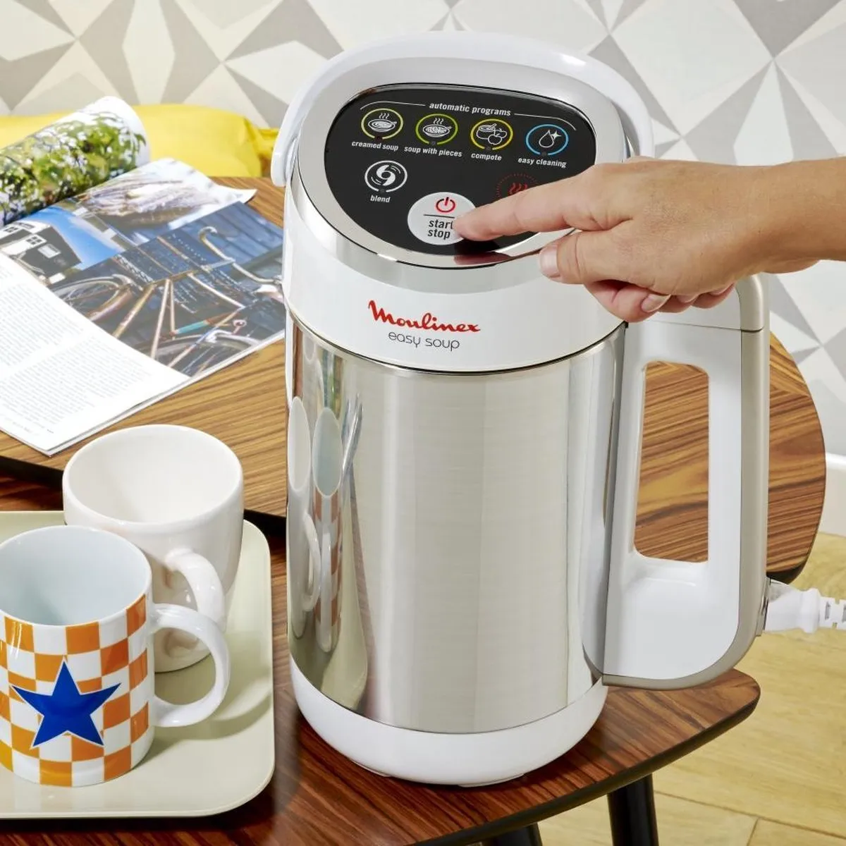 Moulinex Easy Soup LM8411 Soepmaker 1000W - Grijs - afbeelding 6 van 6