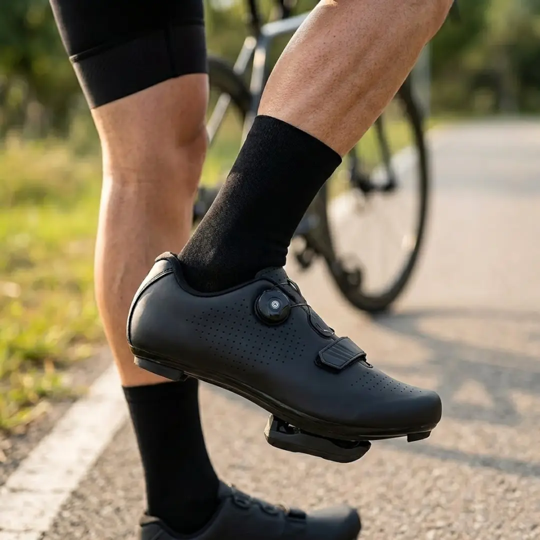 NUVEX Diepzwarte MTB Schoenen 41 - Klikpedaalcompatibel