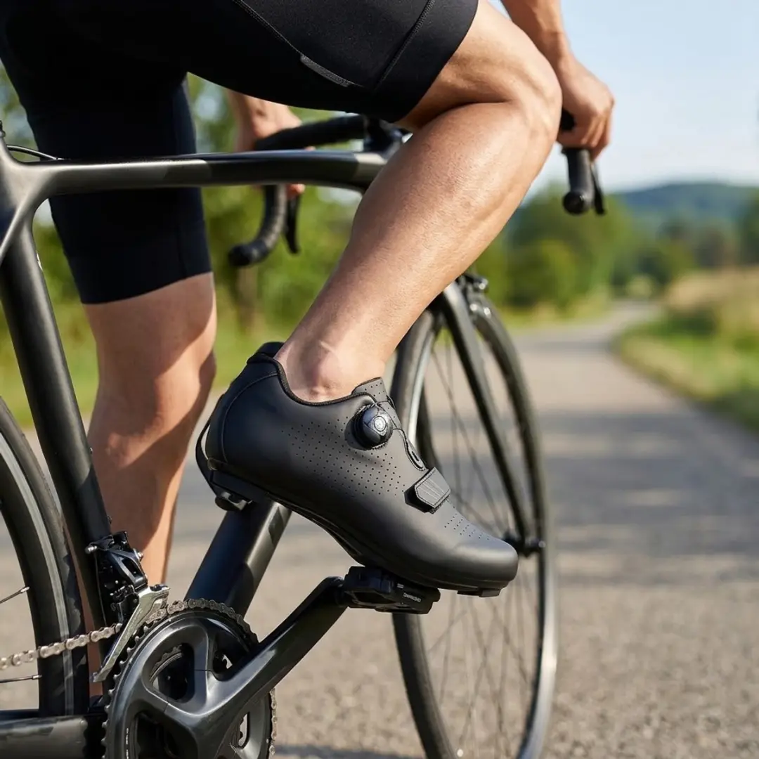 NUVEX Diepzwarte MTB Schoenen 41 - Klikpedaalcompatibel