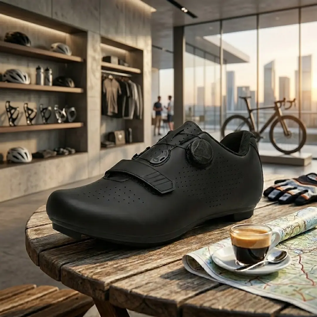 NUVEX Diepzwarte MTB Schoenen 41 - Klikpedaalcompatibel