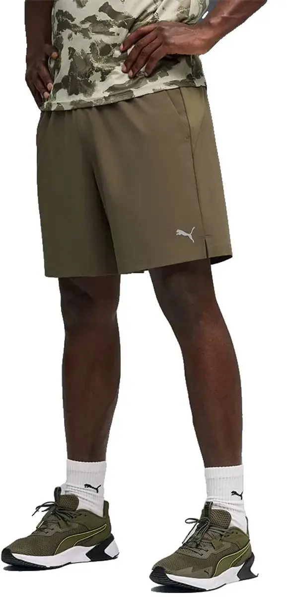 PUMA Pwrtrain Korte Sportbroek S - Loden Green