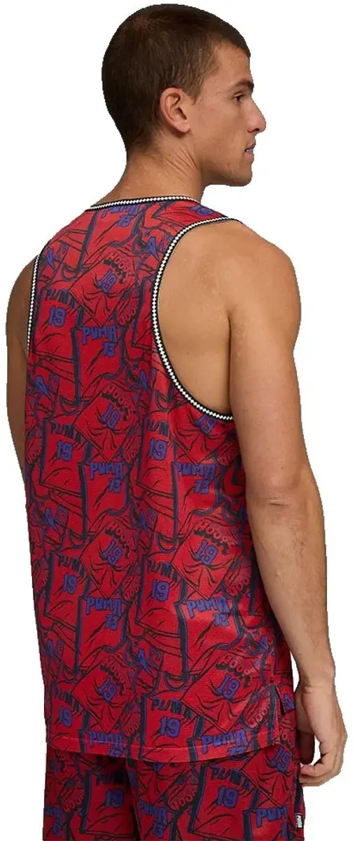 PUMA Flagrant Foul Hoops Mouwloos T-shirt - Rood XL