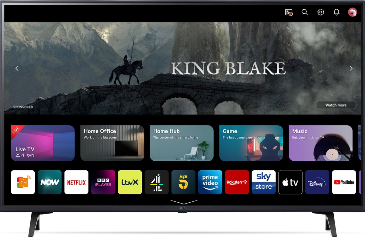 LG 43UR80006LJ - 43 inch - 4K LED - 2023