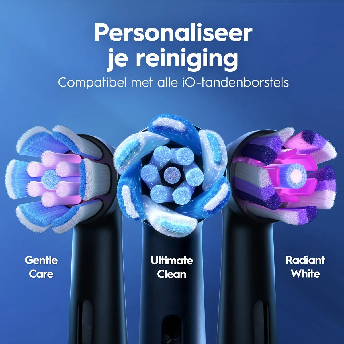 Oral-B iO2 Elektrische Tandenborstel - 2 Stuks - Night Black & Forest Green