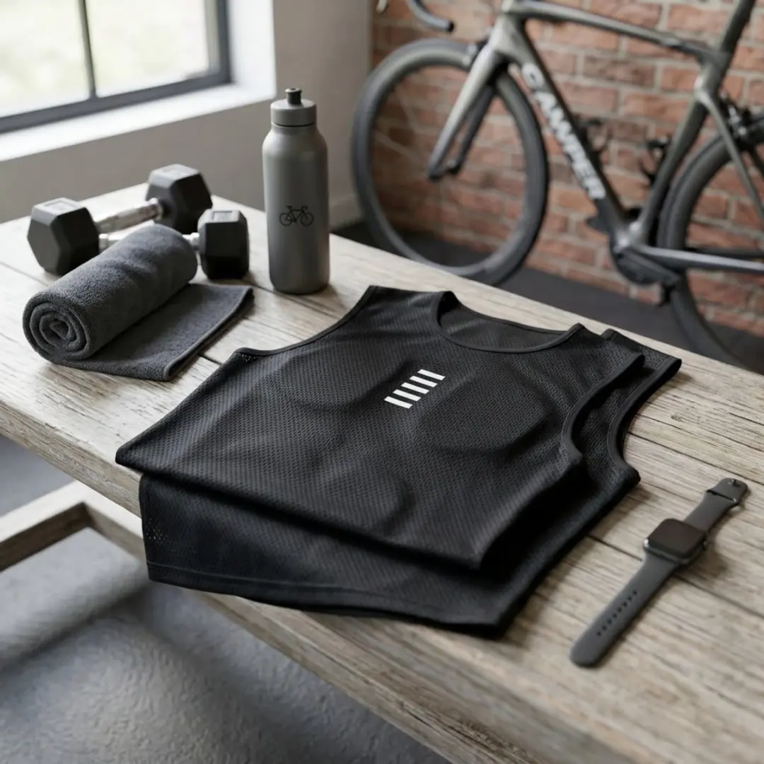 NUVEX Heren Fietsshirt Zwart - S
