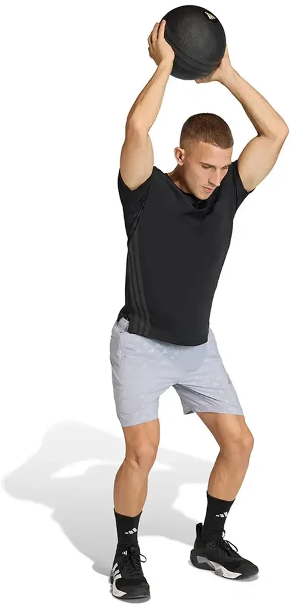Adidas Workout Essentials Brandlove Woven Korte Broek M - Grijs