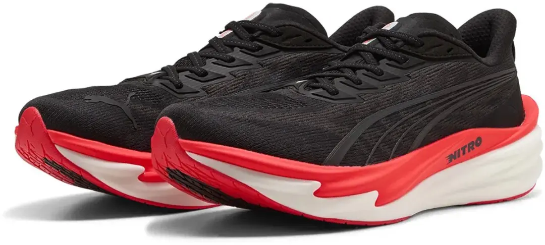 PUMA Deviate Nitro 4 Hardloopschoenen - 43 - Zwart