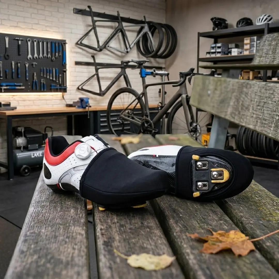 NUVEX Zwart Fiets Overschoenen - One Size - Reflecterend