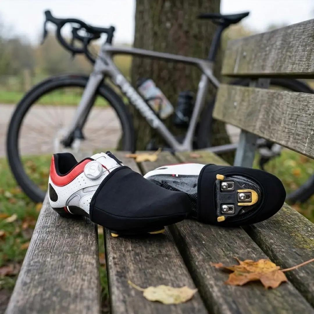 NUVEX Zwart Fiets Overschoenen - One Size - Reflecterend