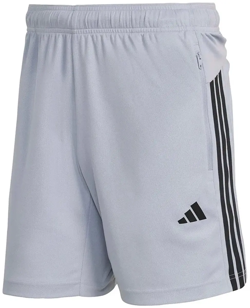 adidas Workout Essentials Base 3 Stripes Korte Broek - Grijs M - afbeelding 4 van 6