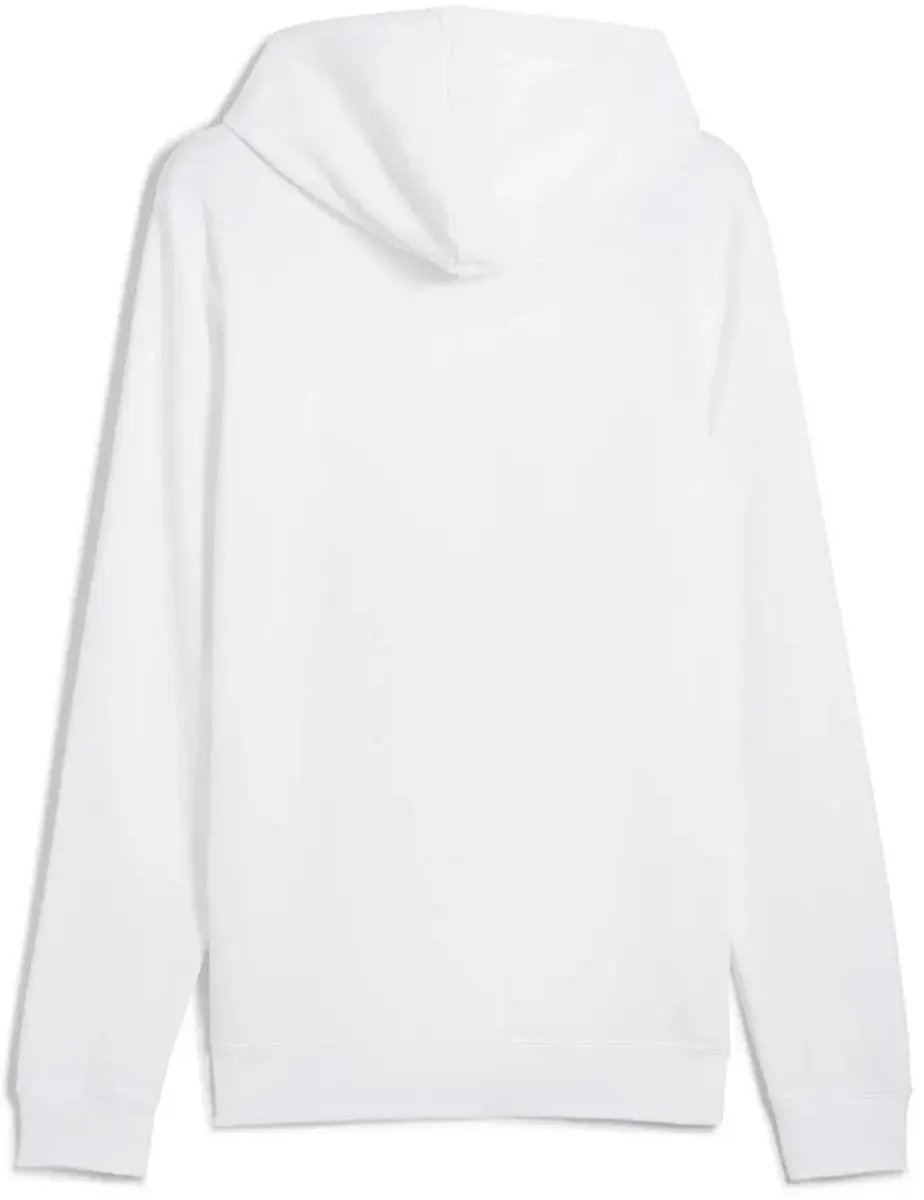 PUMA Essentials No. 1 Logo Fleece Hoodie Heren - Maat L - Wit/Zwart