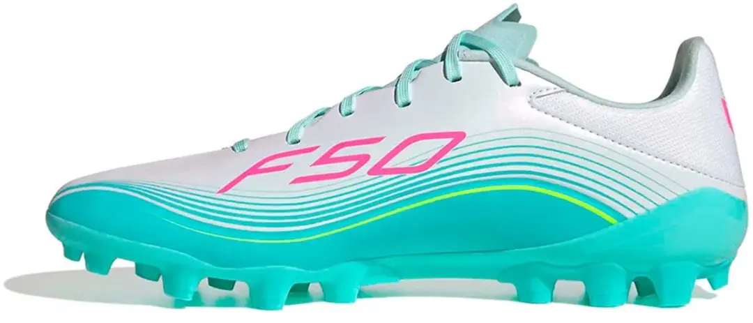 Adidas F50 Messi League AG Voetbalschoenen - Blauw/Zilver - 44