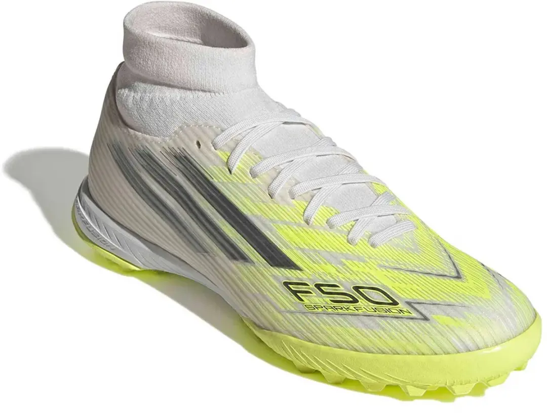 adidas F50 Sparkfusion League Mid Cut TF Voetbalschoenen - Wit - EU 40 2/3