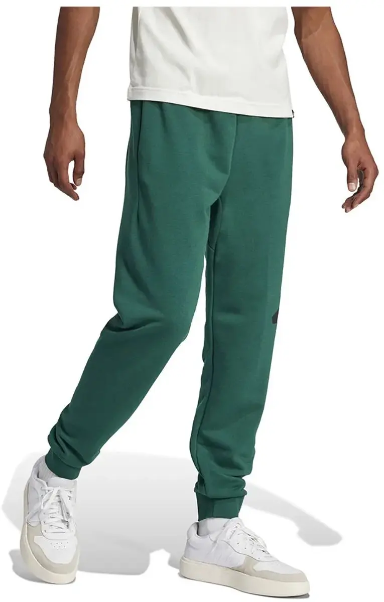Adidas Essentials Big Logo French Terry Joggers - L - Collegiate Green