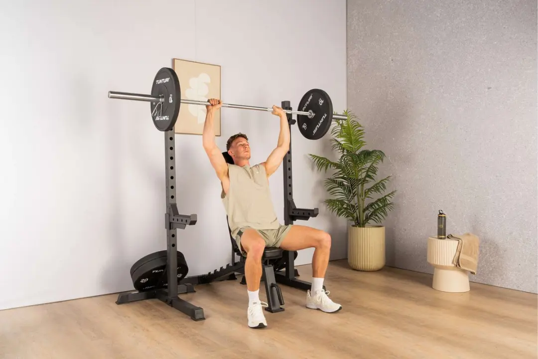 Tunturi Platinum Halterschijven 60kg - 6 Stuks - Ø45cm - Zwart