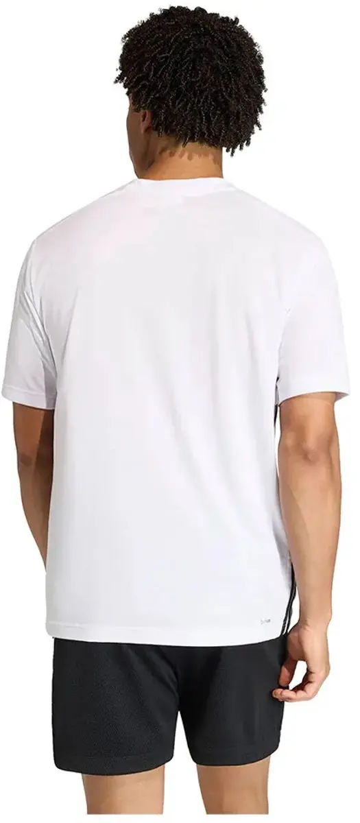 Adidas Workout Essentials Feelready 3 Stripes T-shirt M - Wit