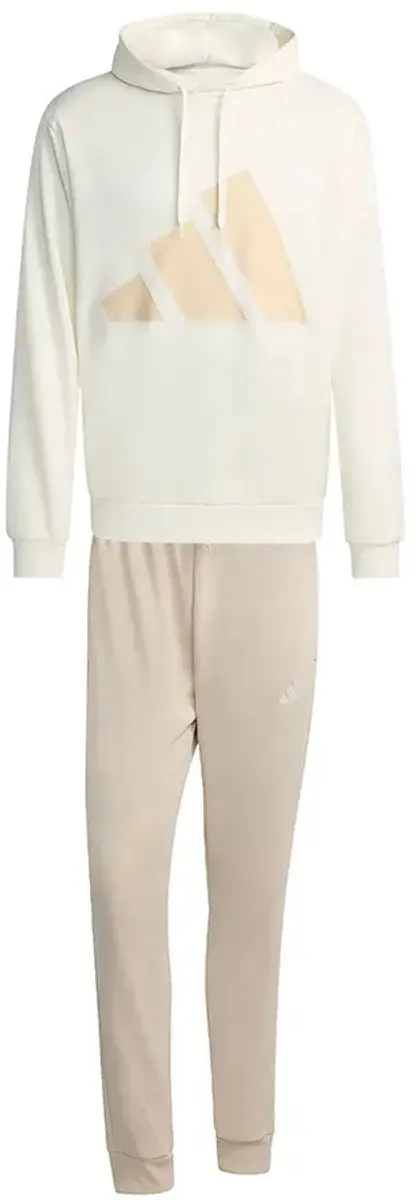Adidas Big Logo French Terry Trainingspak - Wit - 2XL