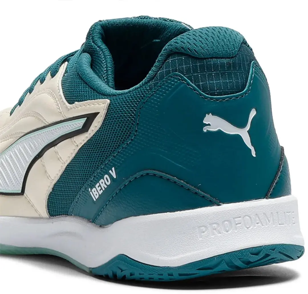 PUMA Ibero V Zaalschoenen - EU 40 - Wit/Blauw