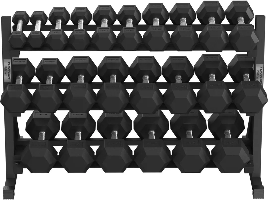 Tunturi Platinum Hexa Dumbbell Rack - Zwart